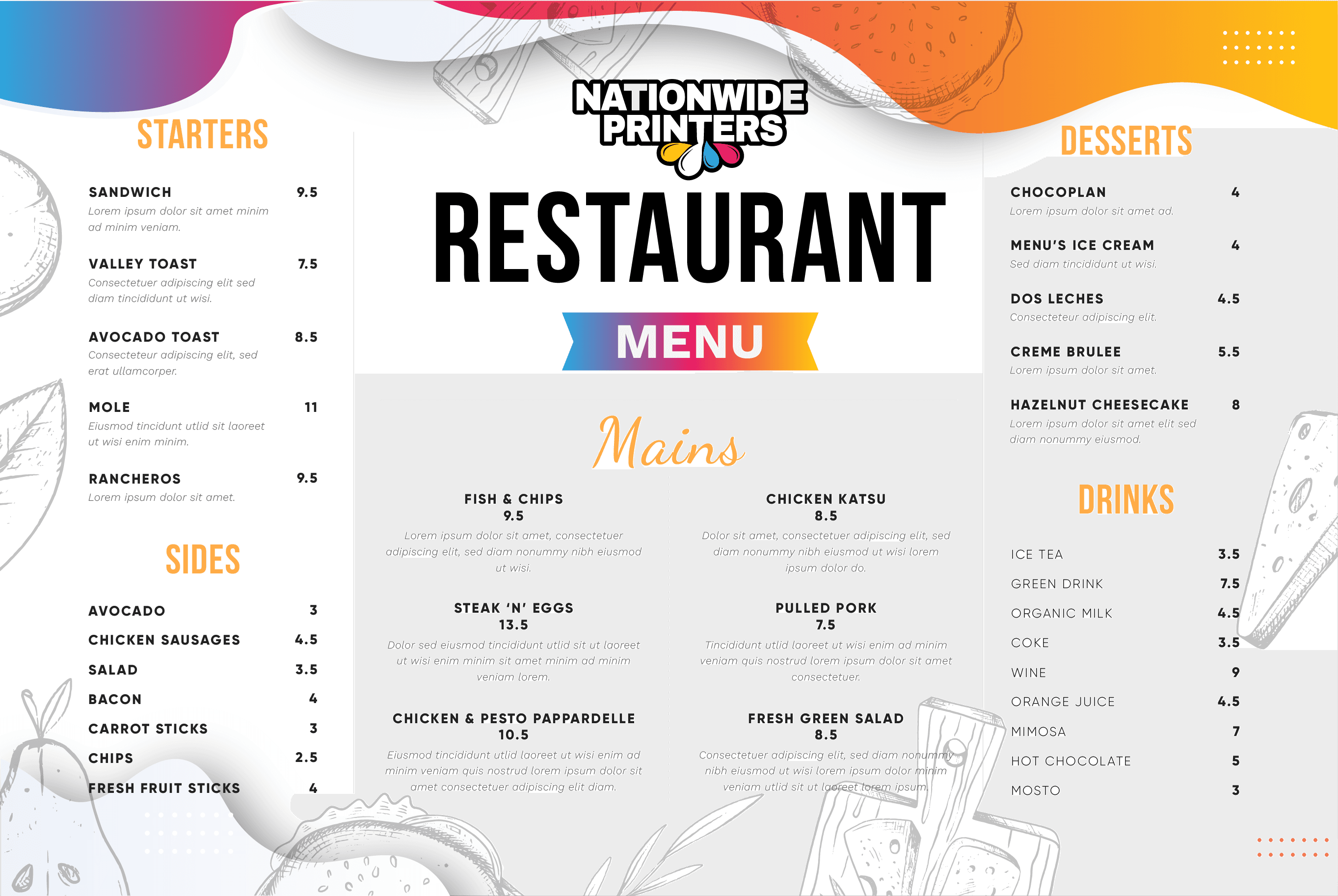 Menus
