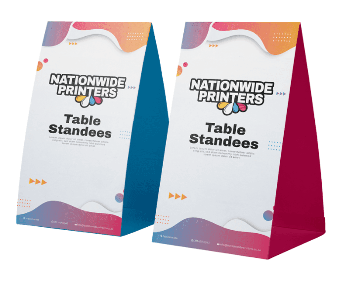 Table Standees